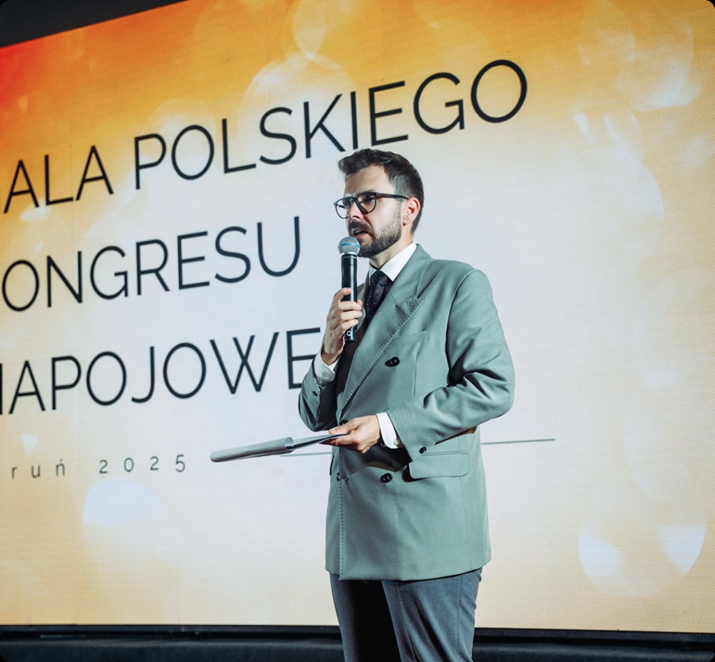Michał Trantau Gala Polskiego Kongresu Napojowego Toruń 2025